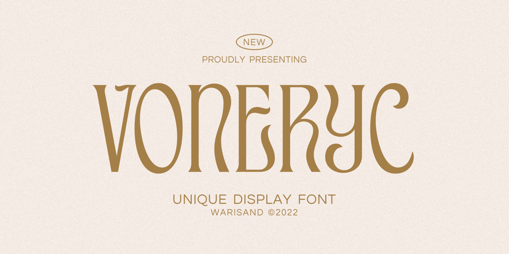 Voneryc font