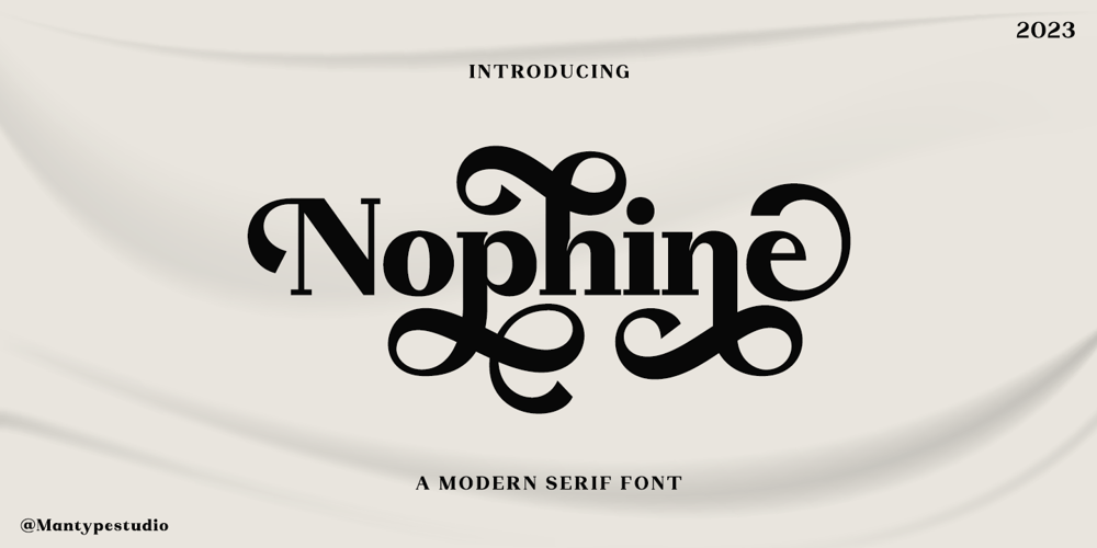 Nophine font