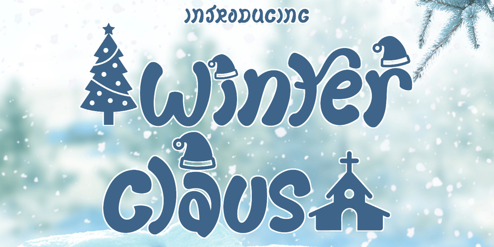 Winter Claus font