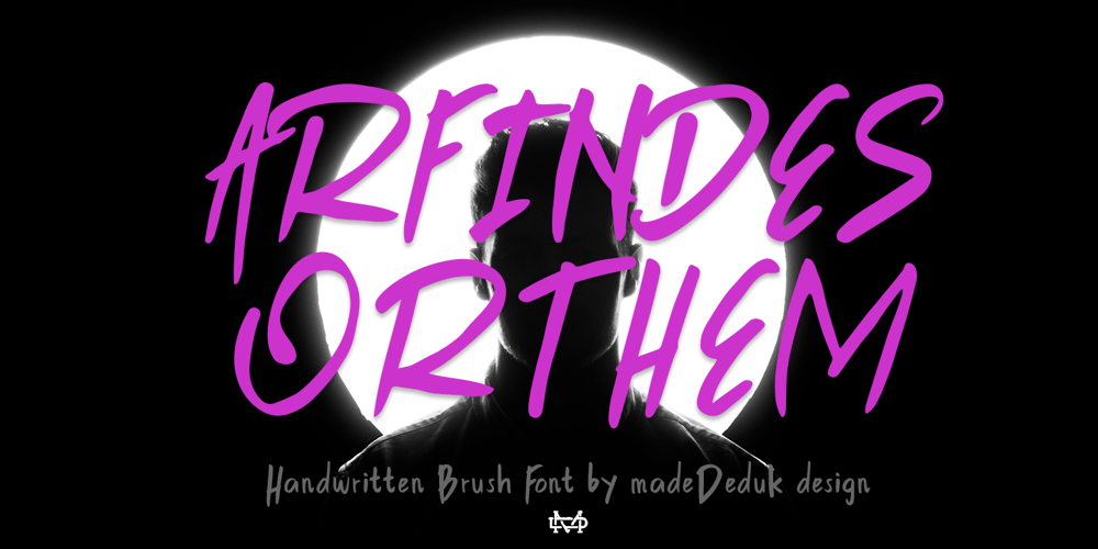 Arfindes Orthem font