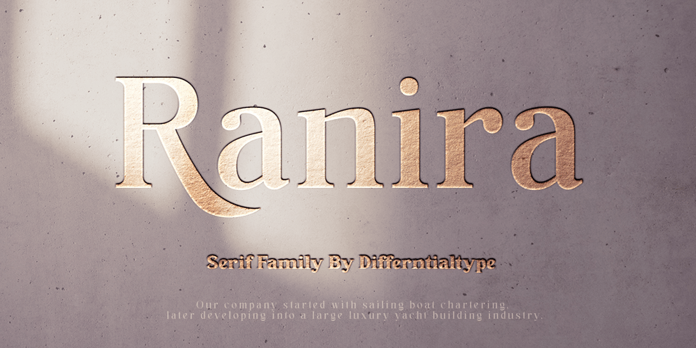 Ranira font