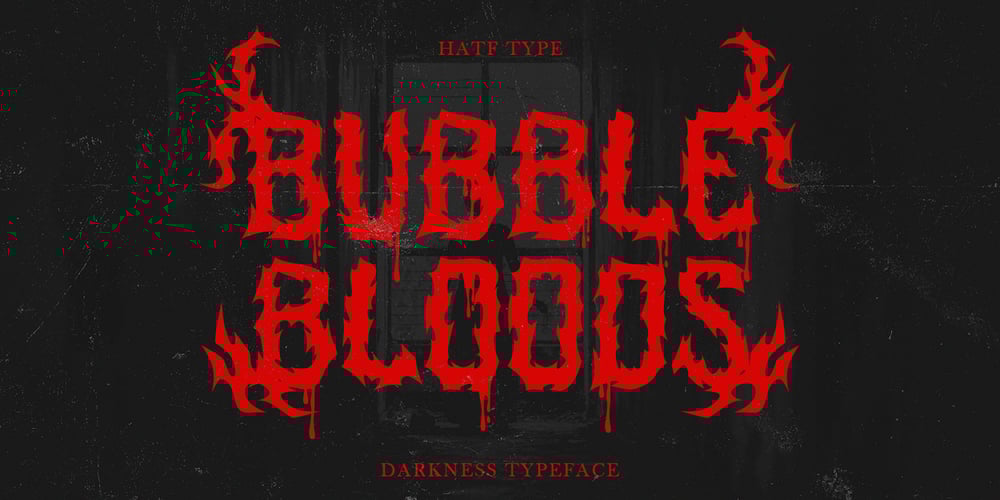 Bubble Bloods font