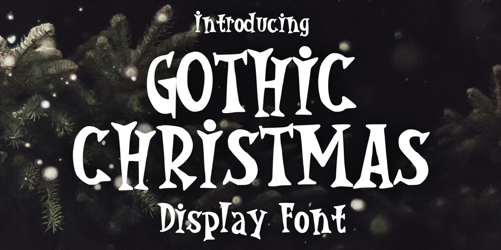 Gothic Christmas font