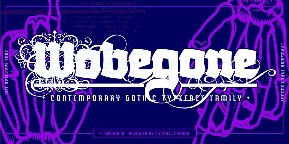 Wobegone font