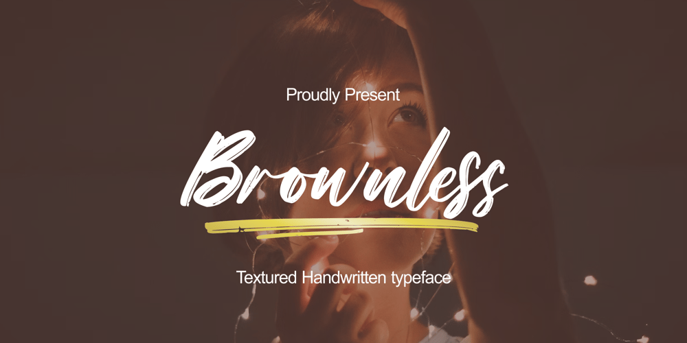 Brownless font