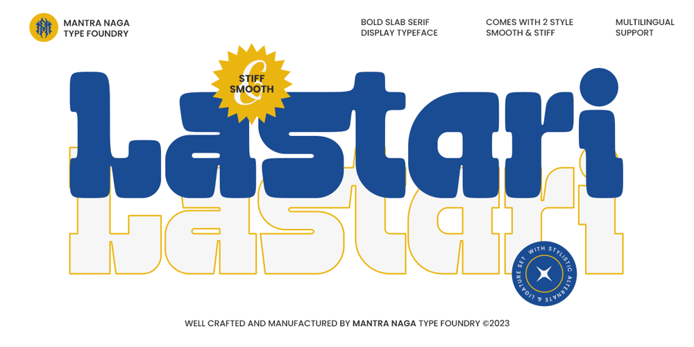 Lastari font