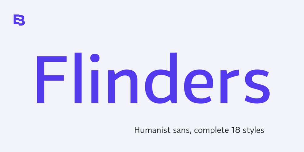 Flinders font