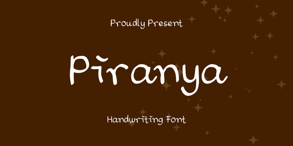Piranya font