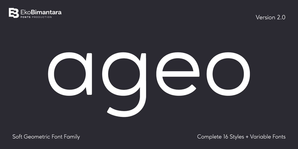 Ageo font