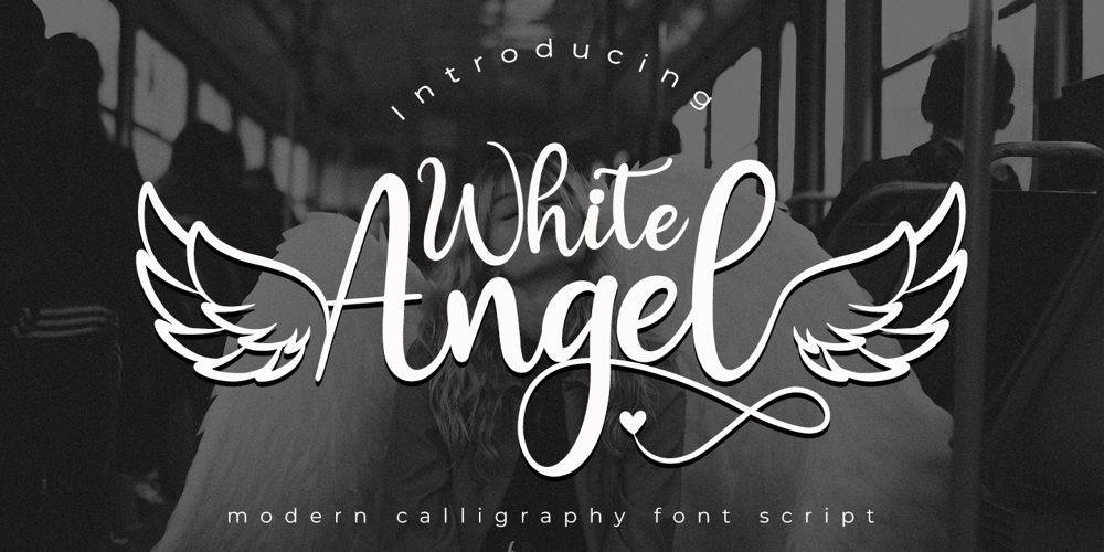 White Angel font