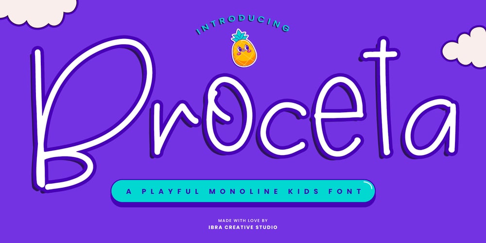 Broceta font