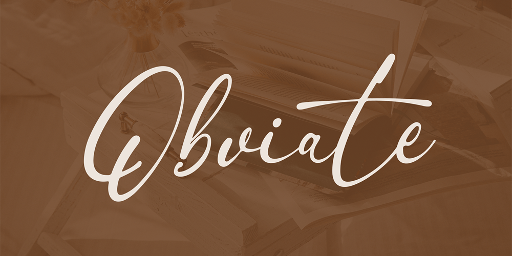 Obviate font