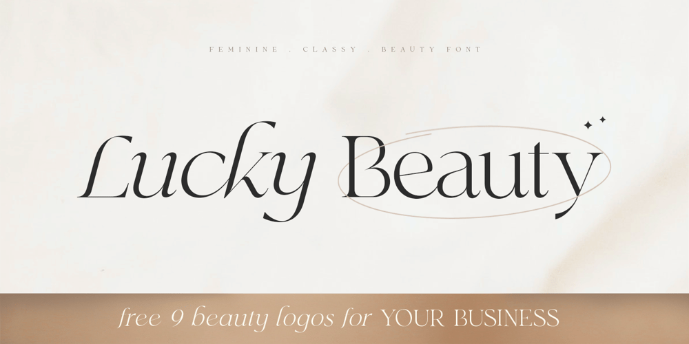 Lucky Beauty SS font