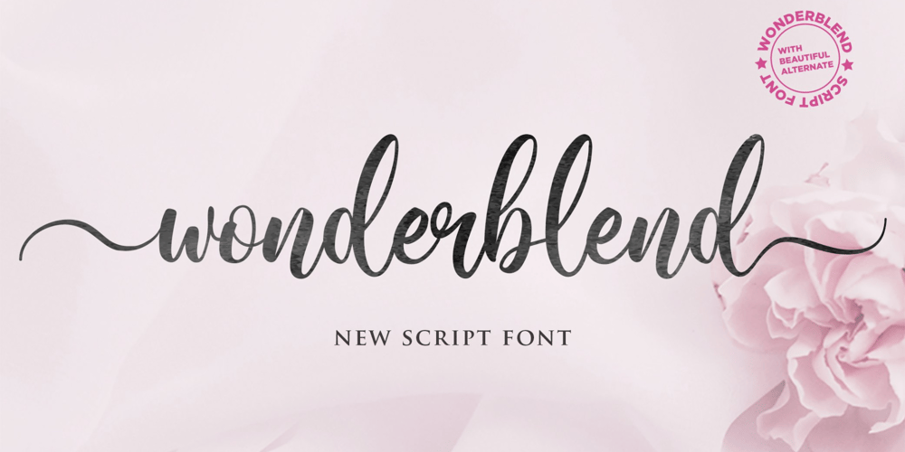 Wonderblend font