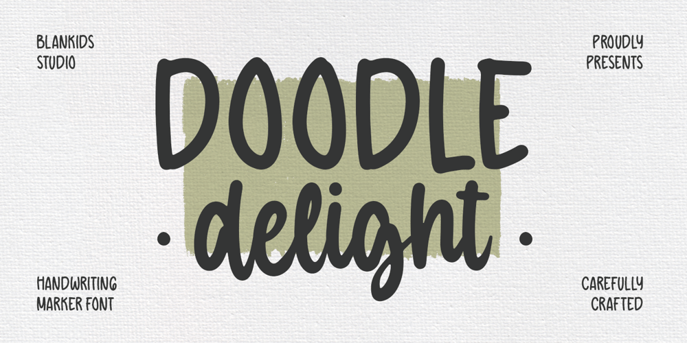 Doodle Delight font