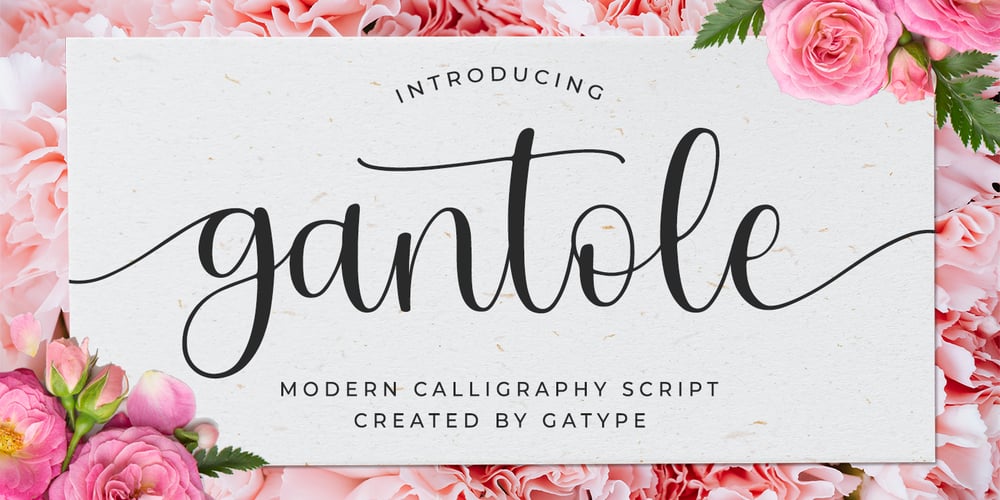 Gantole font