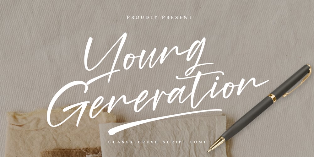 Young Generation font