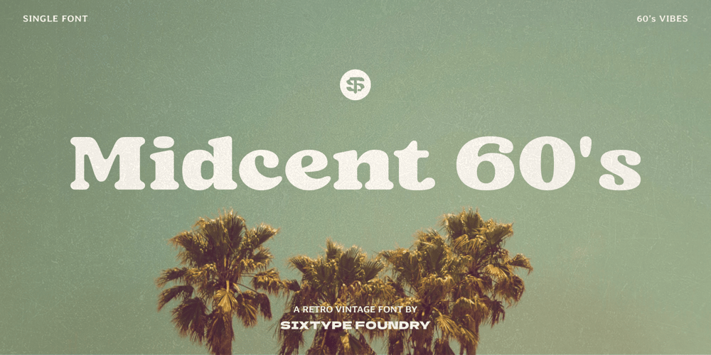 Midcent 60s font