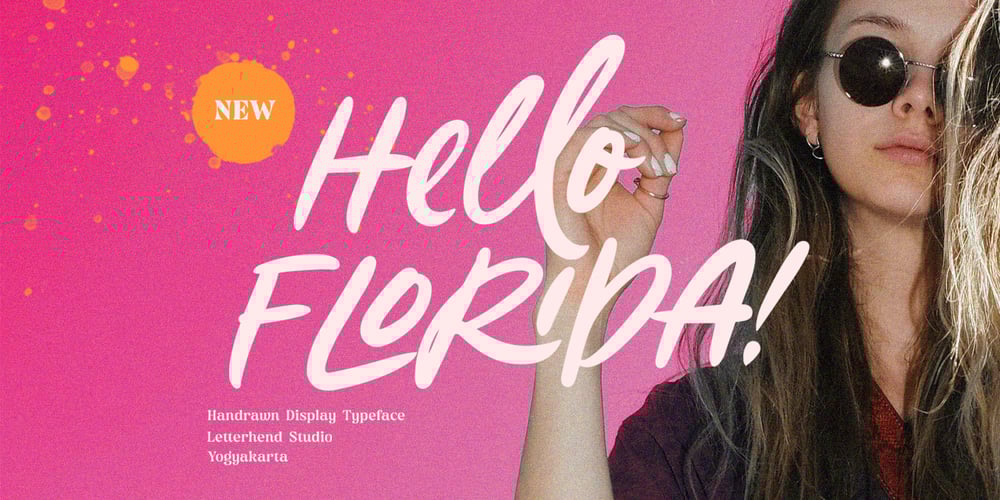 Hello Florida font