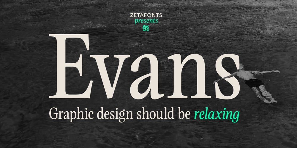 Evans font