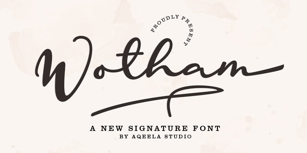 Wotham font