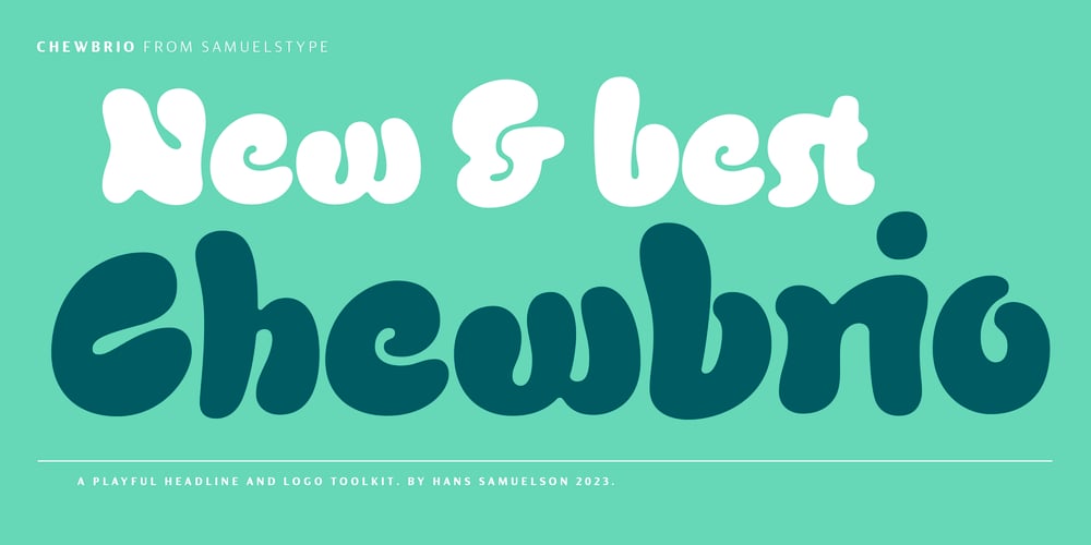 Chewbrio font