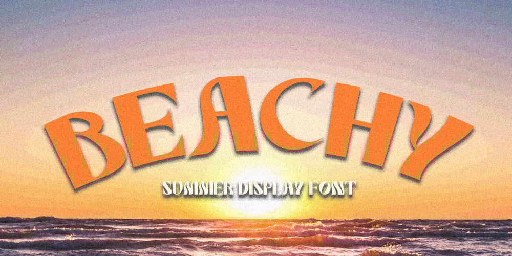 Beachy font