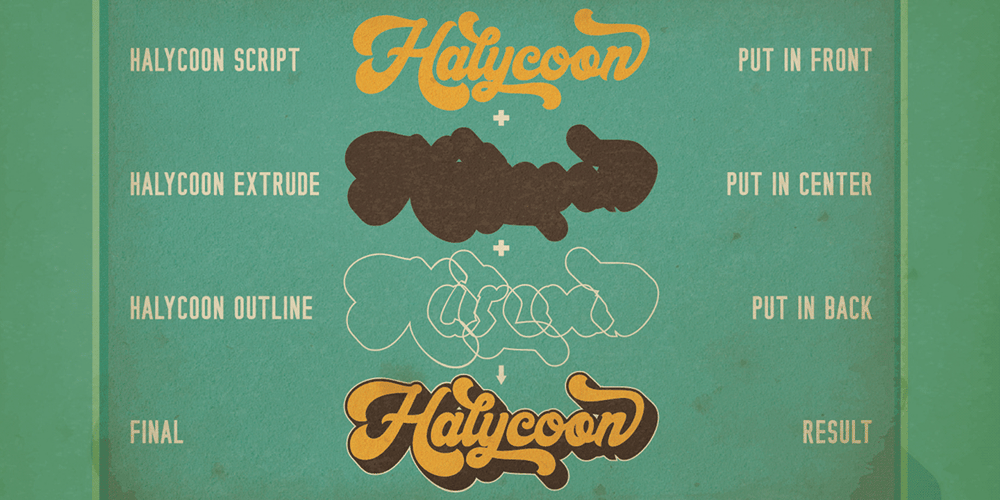 Halycoon Script font
