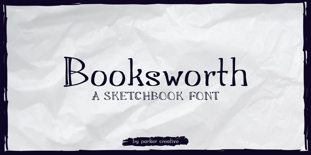 Booksworth font