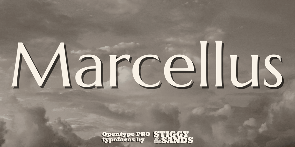 Marcellus Pro font
