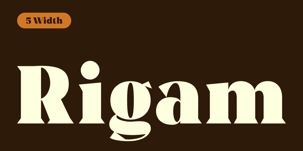 Rigam font
