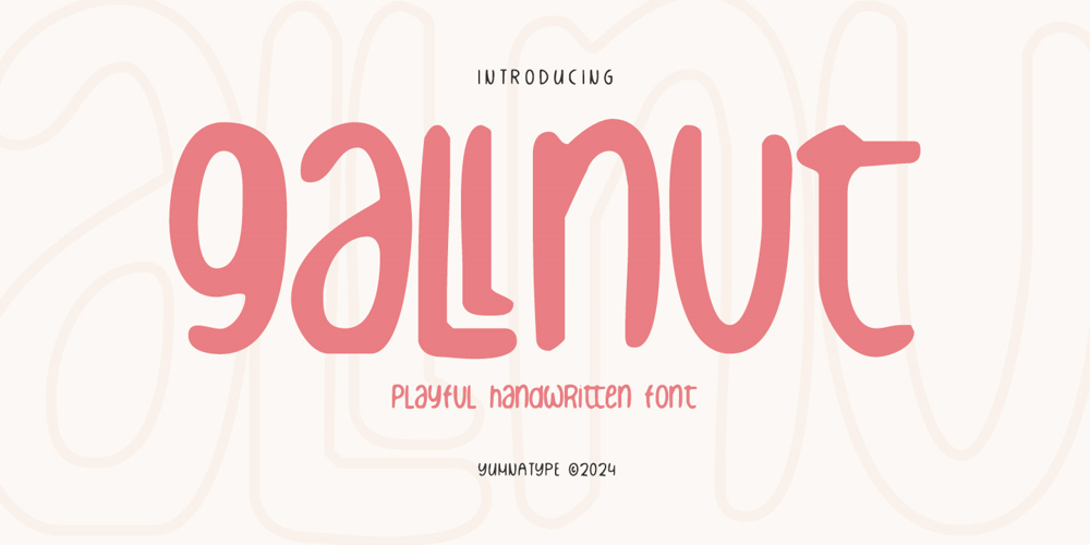 Gallnut font