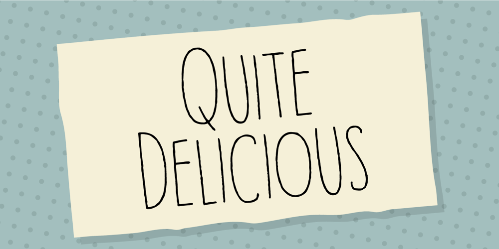 Quite Delicious font