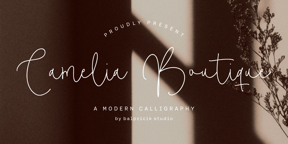 Camelia Boutique font