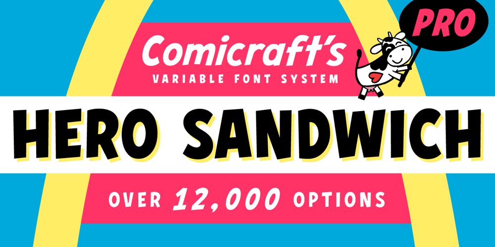 Hero Sandwich Pro font