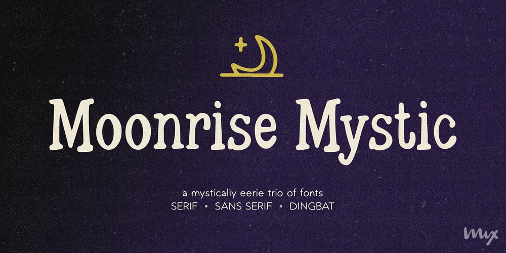 Mix Moonrise Mystic font