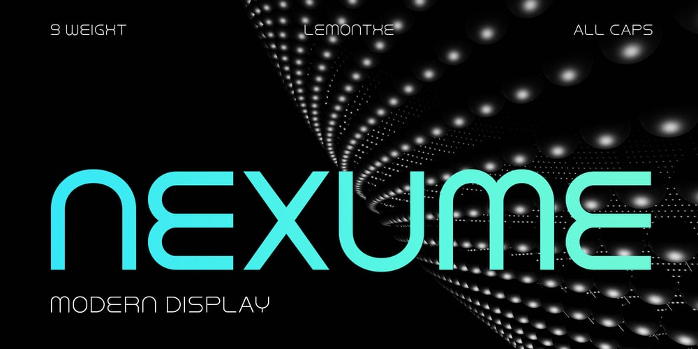 Nexume font