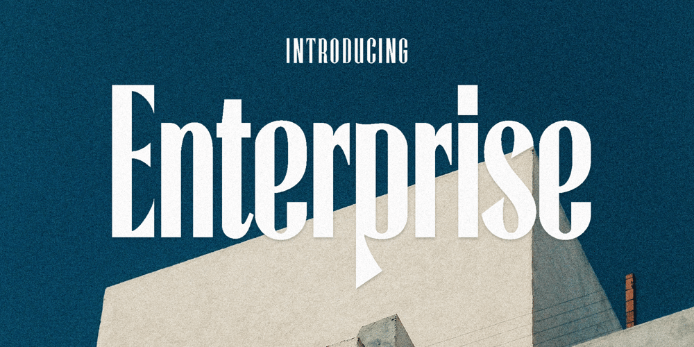 Enterprise font