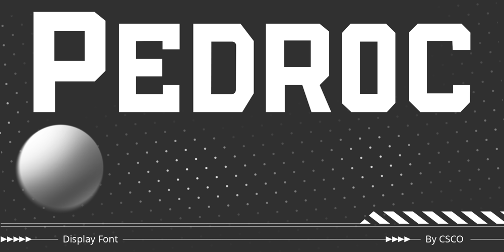 Pedroc font