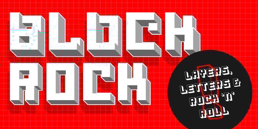 Blockrock font
