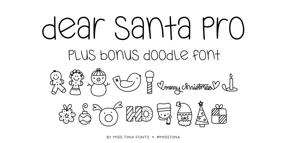 MTF Dear Santa Pro font