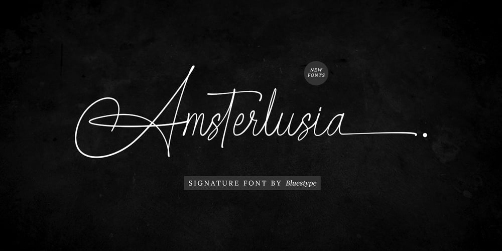 Amsterlusia font