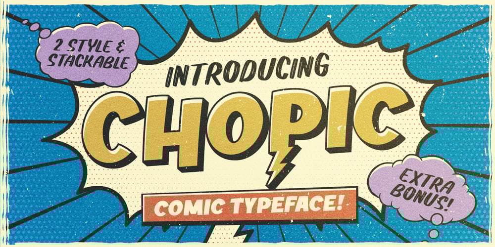 Chopic font