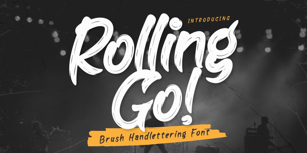 Rolling Go font