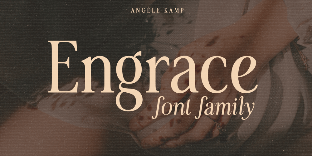 Engrace font
