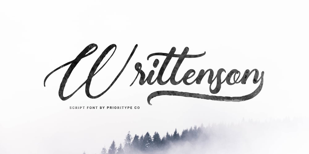 Writtenson font
