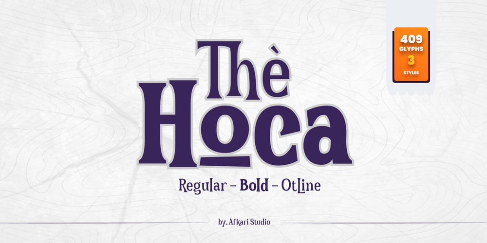 The Hoca font