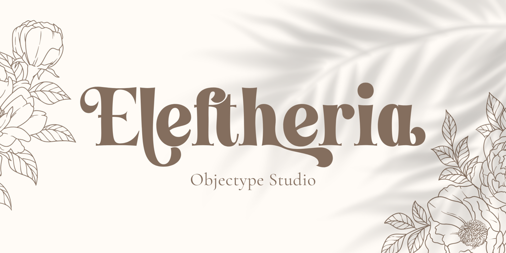 Eleftheria font