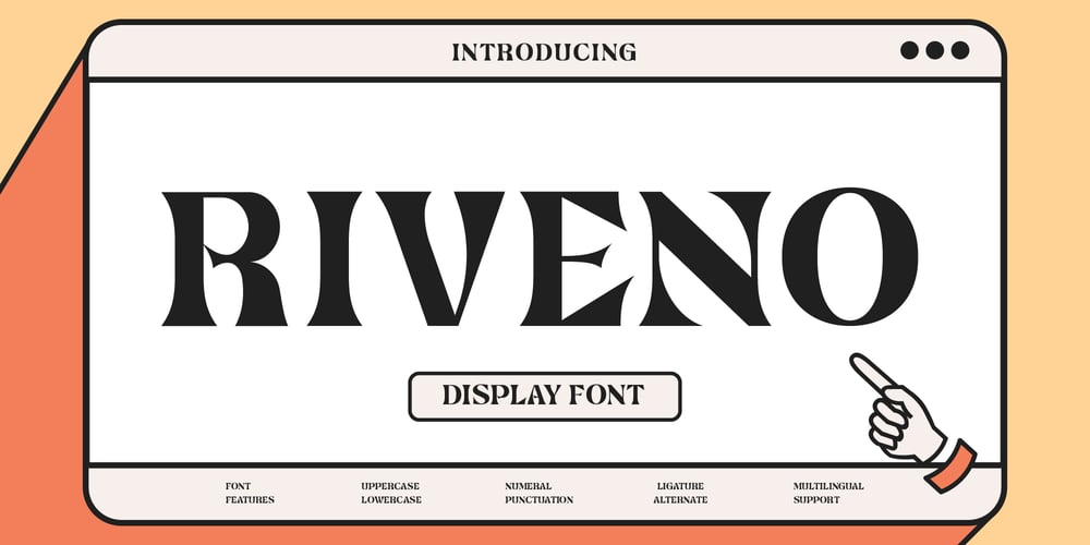 Riveno font