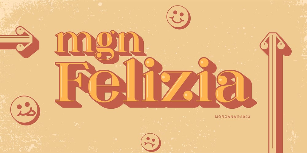 MGN Felizia font